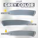 PentaUSA Tile Grout Repair Kit - Premixed Acrylic Sanded Grout for Bathroom, Shower & Kitchen, Water-Resistant Tube with Applicator, Fills Cracks and Gaps in Lines - Gray (8.8oz/250gr)