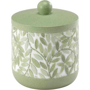 Avanti Linens Accessories Bathroom Essentials, Jar, Green