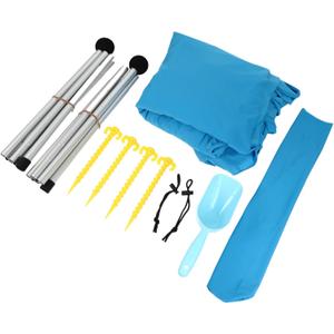 POPETPOP Sun Shade Sail Canopy Tent for Outdoor Protection UPF 50 Beach Camping Sunshade Random Color Accessories Portable Sun Shelter for Fishing and Picnics