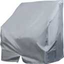 WFLNHB Boat Center Console Cover Heavy Duty 600D Replacement for Carolina Skiff Boston Whaler Excel Bay Pro Wellcraft-Grey