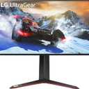 LG 27GP950-B 27 Ultragear UHD (3840 x 2160) Nano IPS Gaming Monitor w/1ms Response Time, 144Hz Refresh Rate, NVIDIA G-SYNC Compatible & AMD FreeSync Pro, DCI-P3 98% VD HDR 600, Black