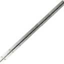 Heavy Duty Stainless Steel Chrome Continuous Piano Hinge, 600mm x 38mm x 1mm, 270 Open, 24 Pre-Drilled Holes, Silver