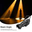 stagelight SHEHDS LEKO Profile Stage Spotlights LED Zoom 250W Cool White+Warm White, 19 Angle, 2800K to 10,000K Par Ellipsoidal Lights, DMX512 Disco DJ Lights for Show