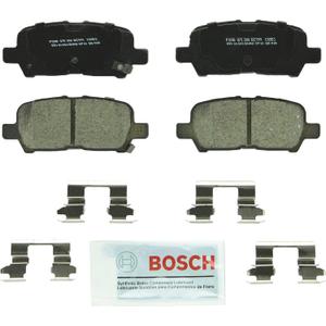BOSCH BC999 QuietCast Premium Ceramic Disc Brake Pad Set - Compatible with Select Buick Allure, LaCrosse; Chevrolet Impala, Impala Limited; Pontiac Grand Prix; REAR