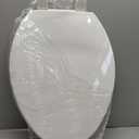 Kohler K-4774-0 Brevia Elongated White Toilet Seat with Quick-Release Hinges And Quick-Attach Hardware For Easy Clean