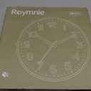 Wall Clock 14 Inch Silent Green Wall Clocks Battery Operated- Modern Non Ticking Analog Clock Decorative for Living Room Bedroom Office Kitchen (Gold)