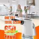 Handheld Steam Cleaner, 15s Fast Heating, Adjustable Steam, 650mL Large Water Tank, Pressurized Portable Steamer for Cleaning Home, Kitchen, Car, Bathroom, Tile, Furniture, Multi-Surface