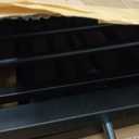 owlie Baby Gate Indoor 75-85 Inch, Extra Wide Safety Gate for Dogs Large Stairway Gate Adjustable Baby Gates Pressure Mount Wide Gate for Pet Stairway Doorway No Drilling Black (30.5'' Tall)