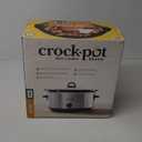 Crock-Pot 7 Quart Oval Manual Slow Cooker, Stainless Steel (SCV700-S-BR), Versatile Cookware for Large Families or Entertaining