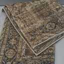 Brown Runner Rug 3x10 Vintage Area Carpet Hallway Long Indoor Kitchen Washable Living Room Low Pile Traditional Distressed Retro Accent Throw Rug Non Slip Laundry Bathroom Office Dining Room