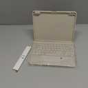 Harvopu Compatible with iPad Air 11 Inch & Air 5th/ Air 4th Generation Case with Keyboard - Multi-Touch Trackpad, 7-Color Backlit, Detachable Folio Cover for Air 11-inch M3/M2 (2025/2024) (Starlight)