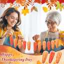 Amyhill 12 Pcs 1.9 x 4.9 Inch Thanksgiving Fake Corn Ornament Artificial Corn for Family Farmhouse Autumn Table Decor Photoshoot Kitchen Party Home, 3 Styles