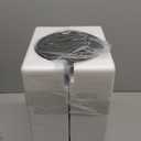 Industrial Table Lamp with USB A+C Ports and Outlet, Fully Stepless Dimmable Modern Nightstand Lamp, Glass Shade Bedside Desk Lamp for Bedroom Living Room Office, 8W 2700K LED Edison Bulb Included