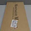 6" x 15.5" Left Arrow Parking Statement Plaque Sign - Black/Gold