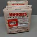 Huggies Size Newborn Diapers, Skin Essentials Baby Diapers, Size Newborn (6-9 lbs), 180 Count (3 Packs of 60)