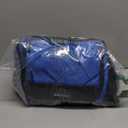 Bowling Ball Bag, Single Bowling Backpack with Shoe Totes Bag Up to Size 16, Padded Ball Holder Bag, Accessories Gifts for Lovers/Player, Black (Blue)