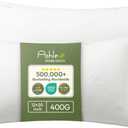 Ashler Home Deco Throw Pillows Insert- 12x20 Pillow Inserts with Air Layer, Premium Bed and Couch Pillows - Indoor Decorative Throw Pillow, Lumbar Cushion Sham Stuffer, Pack of 2, White