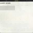 Anecdote Desk Calendar 2026, Cream Paper, 22 x 17 inches, January - December 2026 Calendar, Easy to Read, Large Space to Write Daily (2026) (Black)