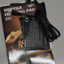 LUCKY HERP Reptile Heat Pad 6x8 Inch 8W Under Tank Terrarium Heating Mat, Reptile Heat Mat, Reptile Heating Pad for Turtle, Lizard, Hermit Crab, Frog, Snake