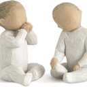 Two Together Painted Figure