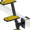 Boat Trailer Steps, 3-Step Heavy-Duty Design with Handrail and Anti-Slip Pad, Fits Tongues 2"4" Wide & 3"5" High, 500 lbs Capacity Boat Steps for Trailer