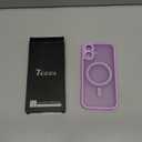 TOCOL for iPhone 17 Case, Full Camera Protection, Built-in Magnetic Ring, Compatible with Magsafe Charger, Drop Protection, Translucent Matte Phone Case for iPhone 17 6.3 inch (Light Purple)