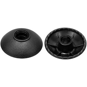 M METERXITY 2 Pack Trekking Poles Mud Baskets - Round Hiking Walking Stick Replacement Accessory for Trekking Poles Hiking Camping (13mm, Black)