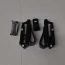 2Pcs Sun Visor Phone Holder,360 Rotatable Rearview Phone Holder, Cell Phone Holder for Car Sun Visor Perfectly for iPhone, Samsung & Other Cellphone, Car Accessories (Black)