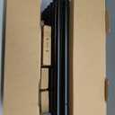 Bay Window Curtain Rods, HOTOZON 7/8 Inch Heavy Duty Curtain Rods for Bay Windows 48-84 Inch(Center Rod), 32-58 Inch Side Rods for Windows, Black, Decorative Drapery Rod with End Cap Finials