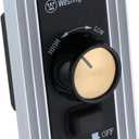 Westinghouse 7788600 Variable Speed Rotary Wall Control, Compatible with Jax Industrial-Style Ceiling Fans, Black and Nickel