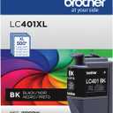Brother Genuine LC401XLBK High Yield Black Ink Cartridge