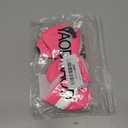 YAODHAOD Dog Shoes for Winter, Dog Boots & Paw Protectors, Fleece Warm Snow Booties for Puppy with Reflective Strip Anti-Slip Rubber Sole for Small Medium Size Dogs,Size 3: 1.5"x1.3" (L*W),Pink