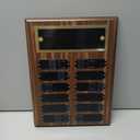SHOP AWARDS AND GIFTS Perpetual Plaque Award Multiple Name Plate Holder Board (9 x 12 Inch)