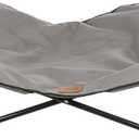 TRIXIE Camping Cot for Dogs, Elevated Dog Bed, Folding Padded Pet Bed, Raised Travel Lounger for Medium to Large Dogs