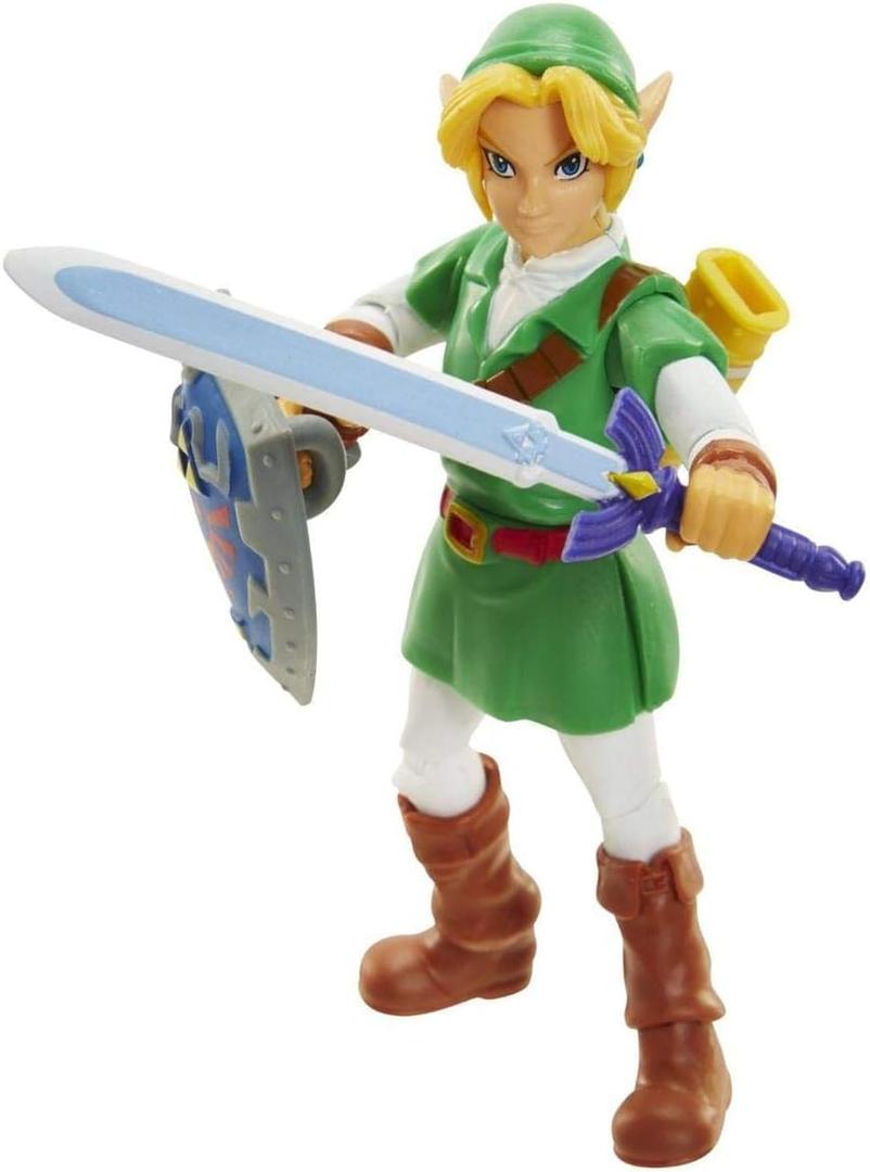 World of Nintendo The Legend of Zelda: Ocarina of Time Link Action Figure 4 Inches