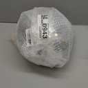 10Inch Silver Mirror Disco Ball  The Ultimate Party Decoration for Wedding  Transform Your Event with Dazzling Light Reflections  Ideal for Dance Parties and Special Occasions  Silver