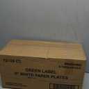 AJM Packaging - AJMPP9GRAWH Corporation PP9GRAWH Paper Plates, 9" Diameter, White, 12 Packs of 100 (Case of 1200)