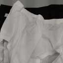 Leakproof Cloth Diaper Covers for Adult, Incontinence Protective Briefs Underwear, Reusable Plastic Pants Special Needs 2Pcs (White, Black, M)