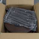 Amazon Basics Flexible Landscape Edging Coil for Garden Border, Flower Beds, Lawn and Pathways, 5 inch x 40ft, Brown, 10 Stakes