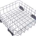 W10728159 Dishwasher Lower Rack with Wheels, Fit for Kitchenaid Dishwasher Rack, W10525646 W10780925 Dishwasher Rack Lower Intended for Maytag Dishwasher Parts Deep 22in Wide 20.8in