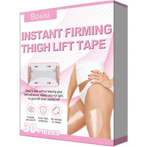 2 x Bosisi Thigh Lift Tape,Leg Antifrlc Tion Stickers, 2025 New Transparent Anti-Friction Patch,Thigh Lift Tape Transparent,Anti-Chafing Skin liftingand Firming, reducingthigh Friction (30PCS)