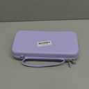 GUTIAL Accessories kit for ASUS ROG Ally 2023 - Accessories Bundle for ROG Alloy Gaming Handheld with Carrying Case Protective Cover case and 2 Pack Screen Protector, 6 Thumb Grips - Purple