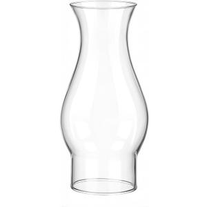 1 Pack Oil Lamp Chimney Replacement, Clear Hurricane Glass Lamp Shade Replacement, 3 Inch Base for Kerosene Lamps (Flat Style)