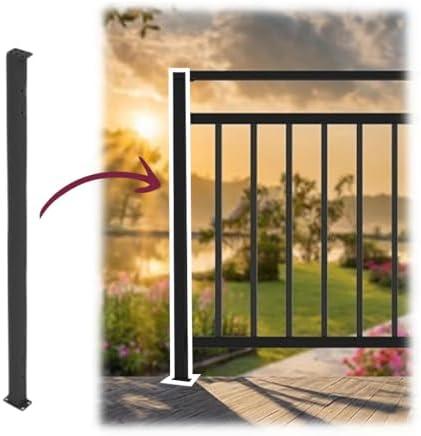 CR Fence & Rail V2 (ONLY) Top Rail Guard Rail End Post (NOT Compatible with Any Other System)