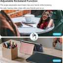 Bocasal for MagSafe Wallet Magnetic Card Holder, RFID Blocking Leather Card Slots for iPhone 16/15/14/13/12 Pro/Max/Plus, Adjustable Kickstand Flip Mag Safe Wallet (Rose Gold)