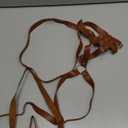 BODIY Women Harness Belt Punk Black Leather Body Harness Fashion Harness Waist Chain Belts (Brown)