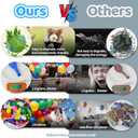 120 Balloons Rainbow Set 12 Inches, Assorted Color Latex Balloons Made With Strong Multicolored Latex for Birthday Baby Shower Wedding Party Supplies Arch Garland Decoration