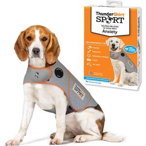 ThunderShirt for Dogs, Medium, Platinum Sport - Dog Anxiety Relief Calming Vest