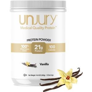Whey Protein Powder | Vanilla | 21g 100% Whey Isolate Protein Powder | Low Carb and Lactose Free | Gluten Free | Certified Kosher | 15 Servings, Expiry: 10/2026
