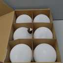 6 PcsVelvet Christmas Balls Bulk Shatterproof Plastic Christmas Tree Decorations for Decorative Hanging Baubles (6, White, 3.94Inch)